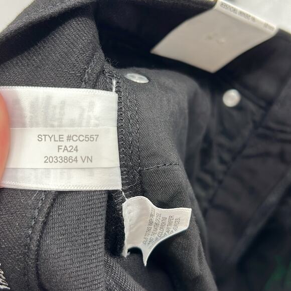 J. Crew 1996 Semi-Stretch Denim Trousers - Black - 25 - New with tags - Picture 9 of 11